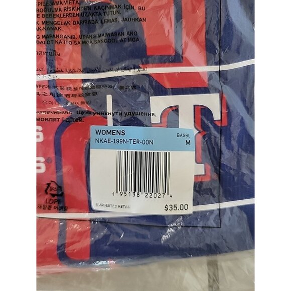 Nike Dri-FIT All Day MLB Texas Rangers Women's Size Medium Shirt Tank Top - Picture 4 of 7